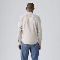 Classic One Pocket Standard Fit Cotton Linen Shirt