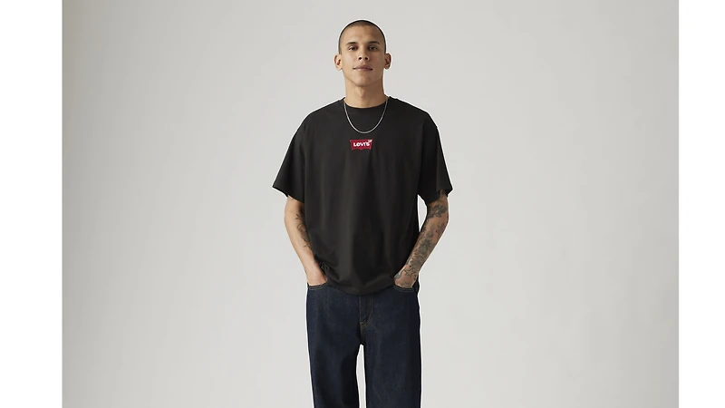 Embroidered Badge Vintage Fit Graphic T-Shirt