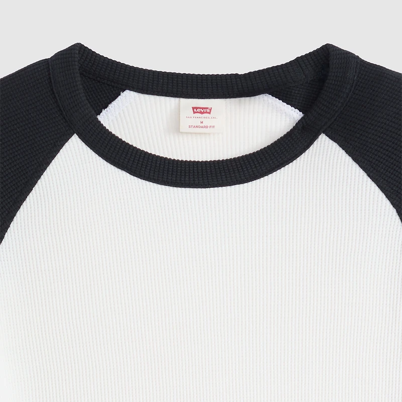 Thermal Raglan Crewneck T-Shirt