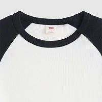 Thermal Raglan Crewneck T-Shirt