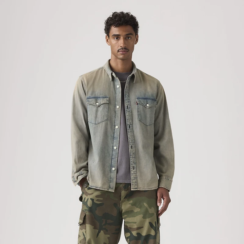 Relaxed Fit Western Shirt