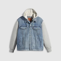 Hybrid Hoodie Trucker Jacket (Big)