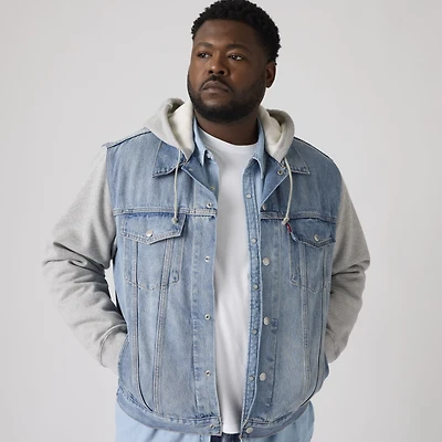 Hybrid Hoodie Trucker Jacket (Big)