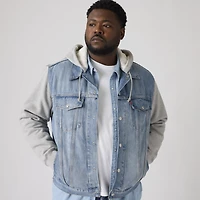 Hybrid Hoodie Trucker Jacket (Big)