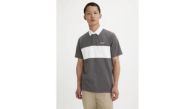 Short Sleeve Union Blocked Rugby Shirt