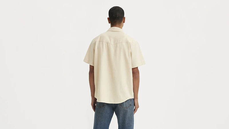 Short Sleeve Relaxed Fit Western Shirt