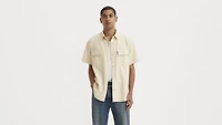 Short Sleeve Relaxed Fit Western Shirt