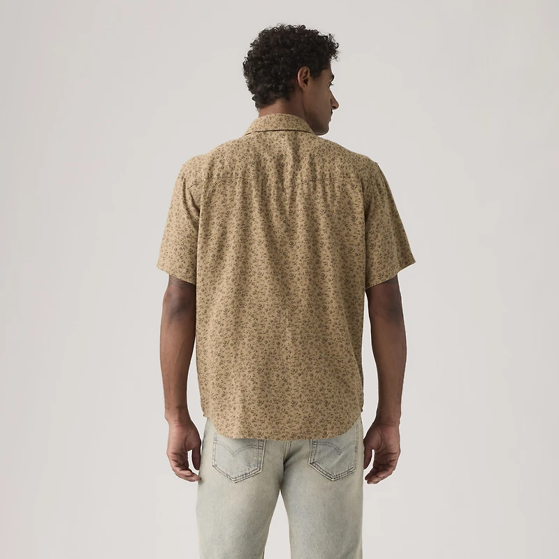Short-Sleeve Relaxed Fit Western Shirt