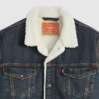 Relaxed Fit Sherpa Trucker Jacket