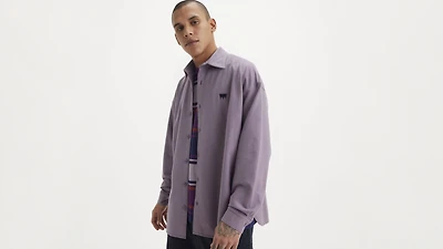 Levi's® Skateboarding Men's Button-Up Fleece