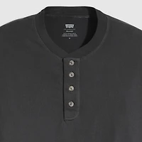 Short Sleeve Four Button Henley