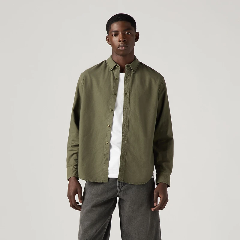 Authentic Button-Down Garment Dye Shirt