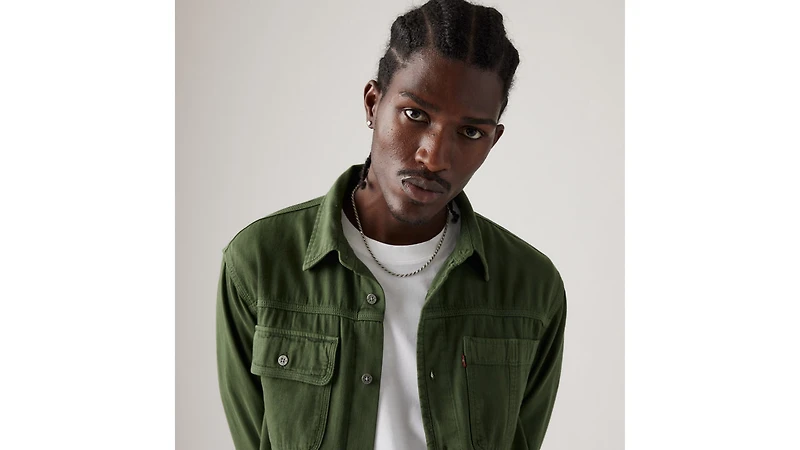 Long Sleeve Auburn Worker Shirt