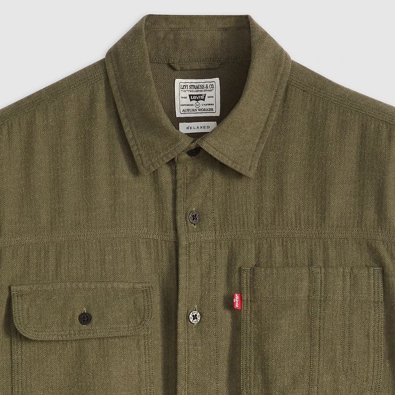 Auburn Long-Sleeve Worker Shirt