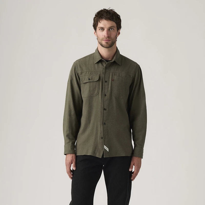 Auburn Long-Sleeve Worker Shirt