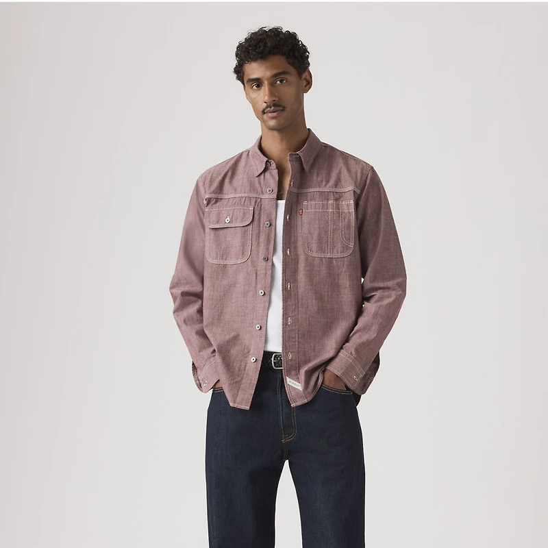 Auburn Long-Sleeve Worker Shirt