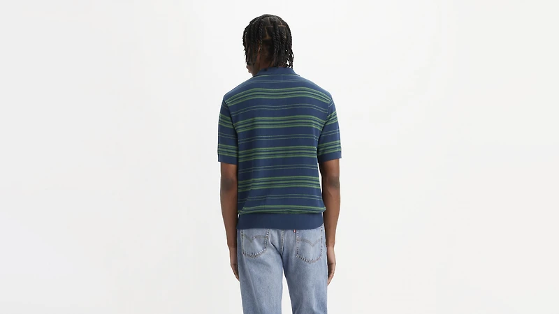 Sweater Knit Polo