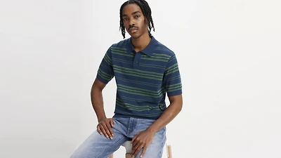 Sweater Knit Polo