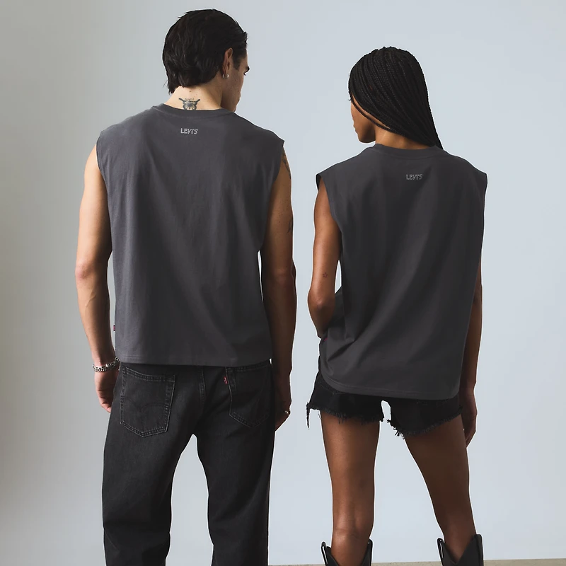 Cropped Muscle Tank