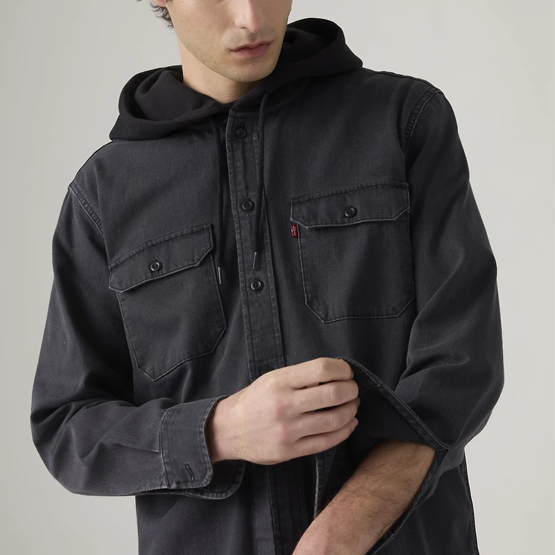 Hooded Classic Worker Shirt
