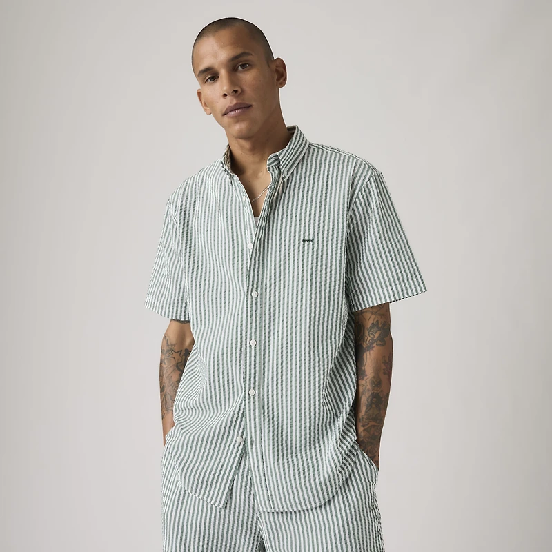 Authentic Short-Sleeve Button-Down Shirt