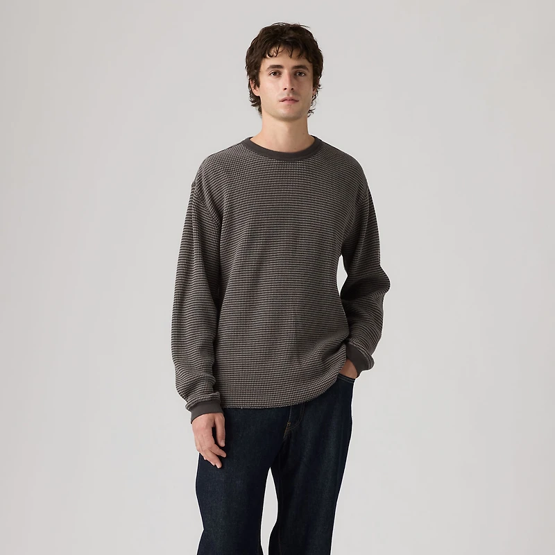 Long-Sleeve Relaxed Thermal Shirt