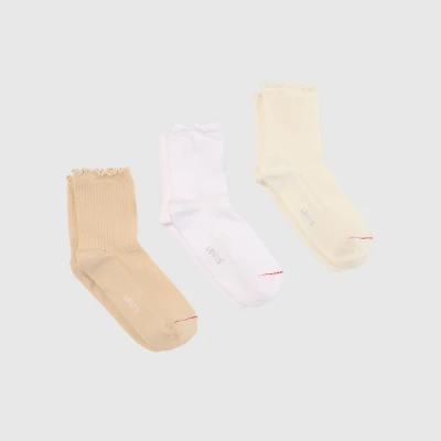 Levi's® Short Cut Lettuce Socks (3 Pack