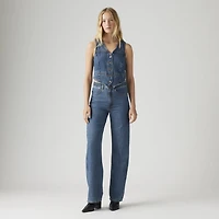 Ribcage Wide Leg Braided Women's Jeans