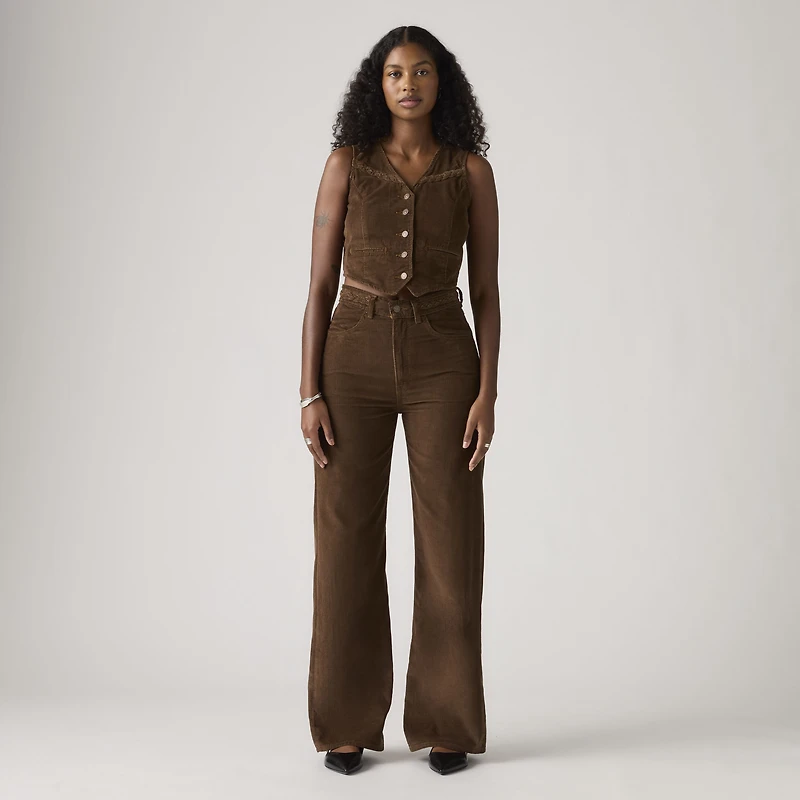 Ribcage Wide Leg Braided Women's Jeans