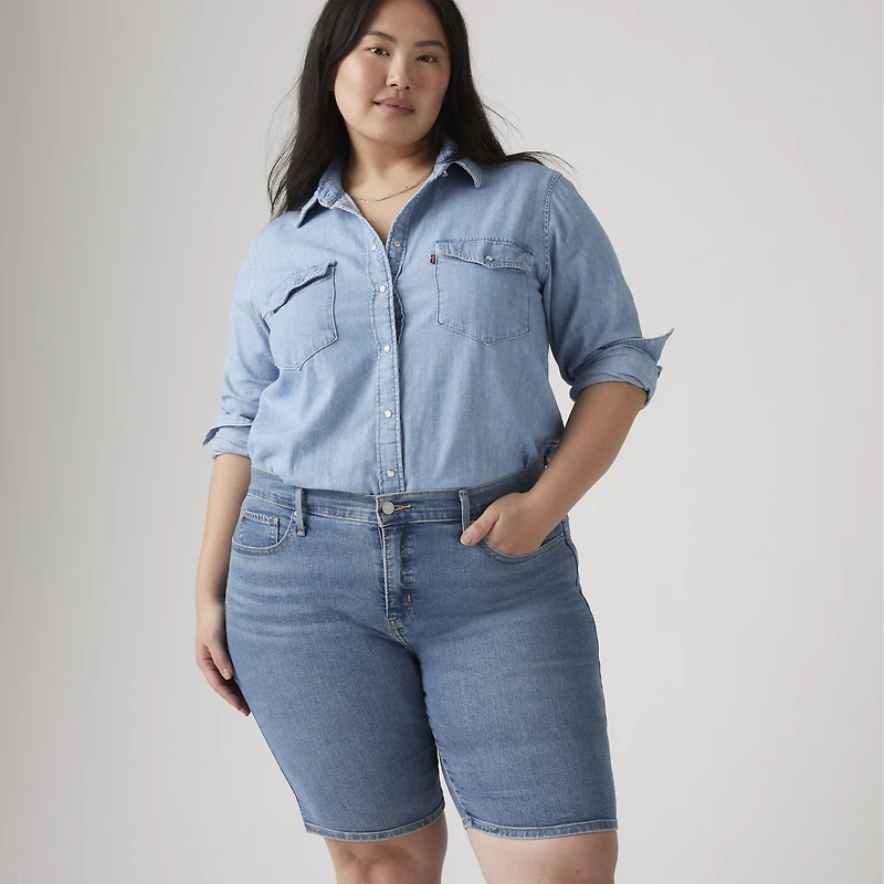 Shaping Bermuda Women's Shorts (Plus Size)