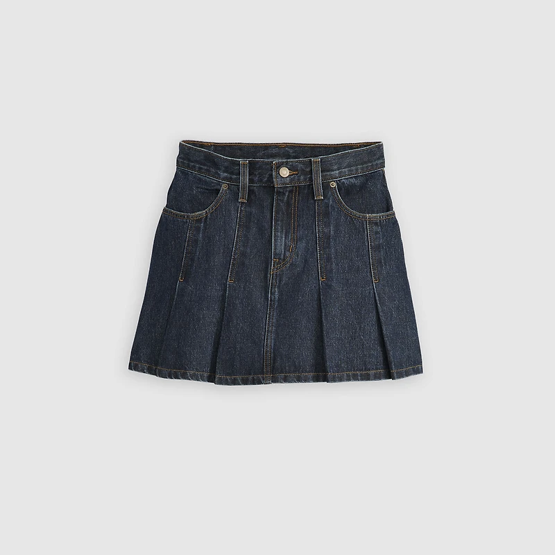 Pleated Mini Skirt