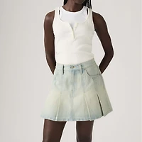 Pleated Mini Skirt