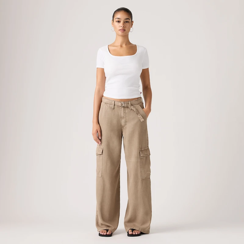 Baggy Dad Cargo Women's Pants