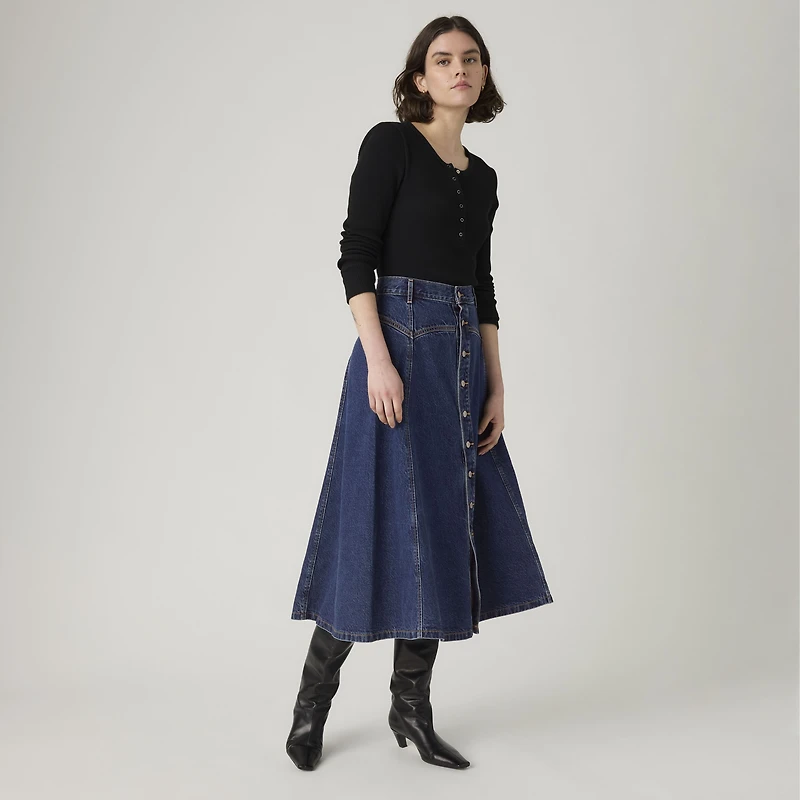 Yoked Western Skirt