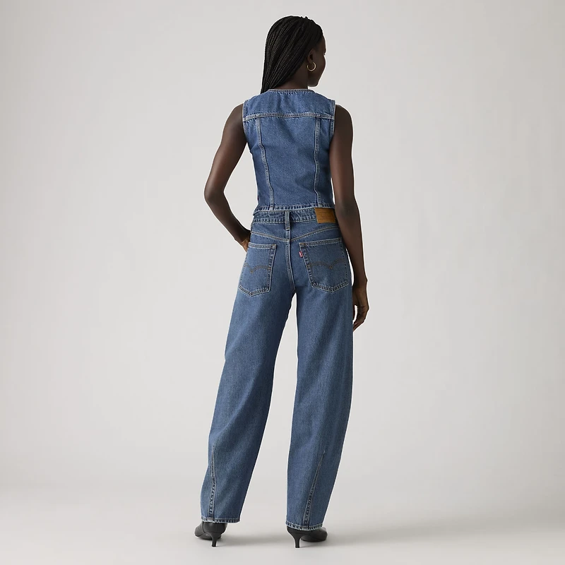Barrel Saddle Back Women's Jeans