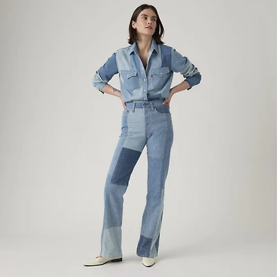 Wedgie Bootcut Patchwork Women's Jeans