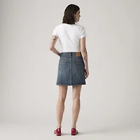 Retro Button Front Skirt