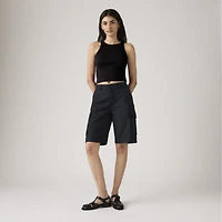 Baggy Dad Cargo Women's Shorts