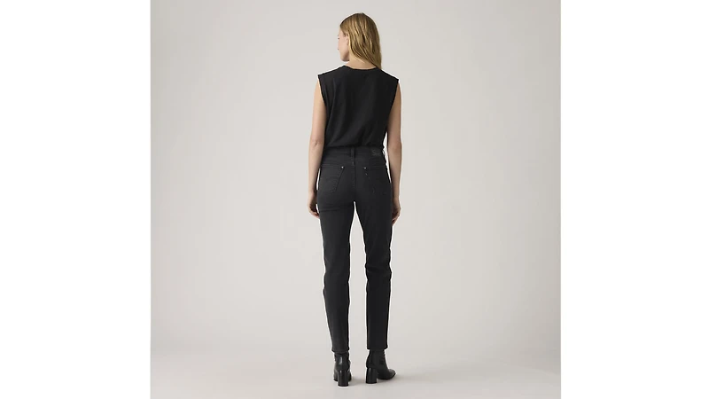 724 High Rise Button Fly Straight Women's Jeans