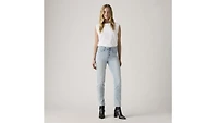 724 High Rise Button Fly Straight Women's Jeans