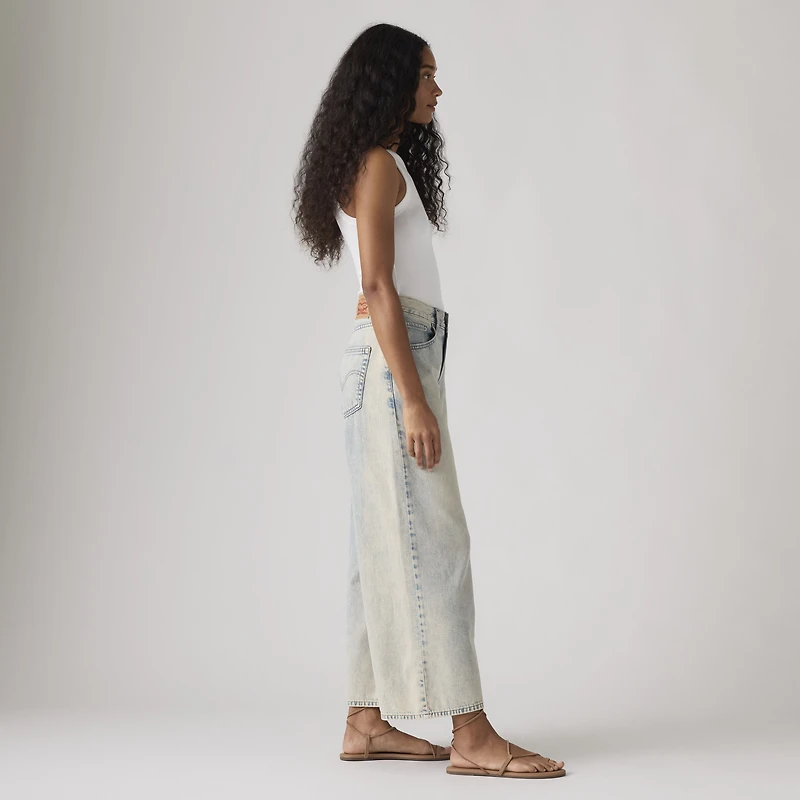 Middy Wide-Leg Ankle Lightweight Women's Jeans