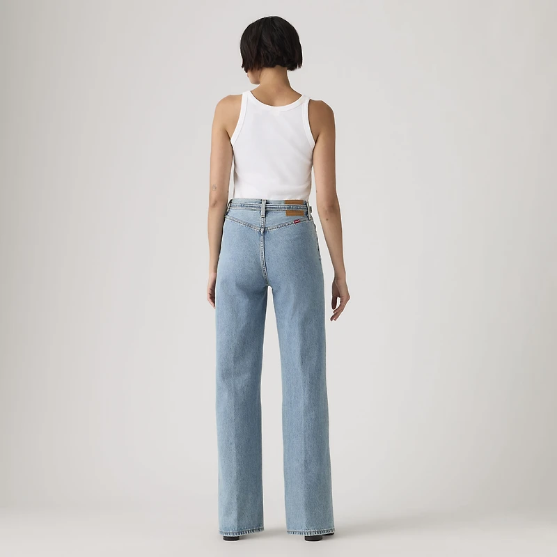 Ribcage Wide-Leg Belted Women's Jeans