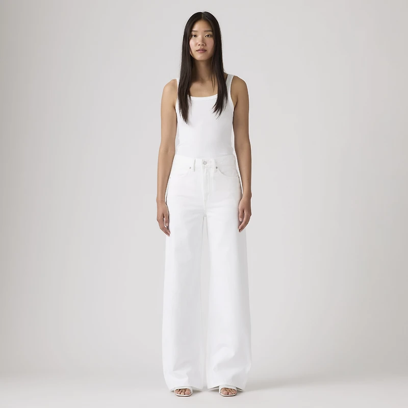 Ribcage Wide-Leg Belted Women's Jeans