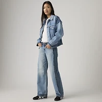Deconstructed Low Loose Women's Jeans