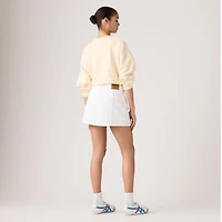 Button Front Skort
