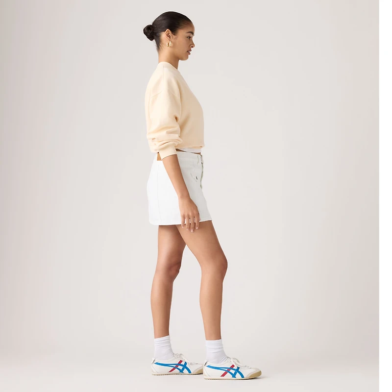 Button Front Skort