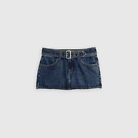 Belted Mini Skirt