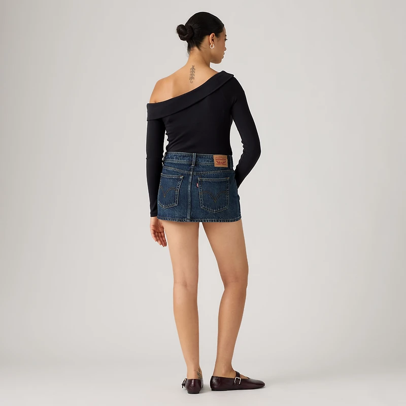 Belted Mini Skirt