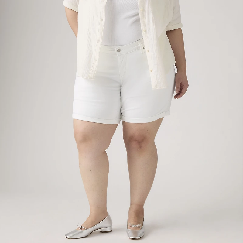 Mid Length Women's Shorts (Plus Size