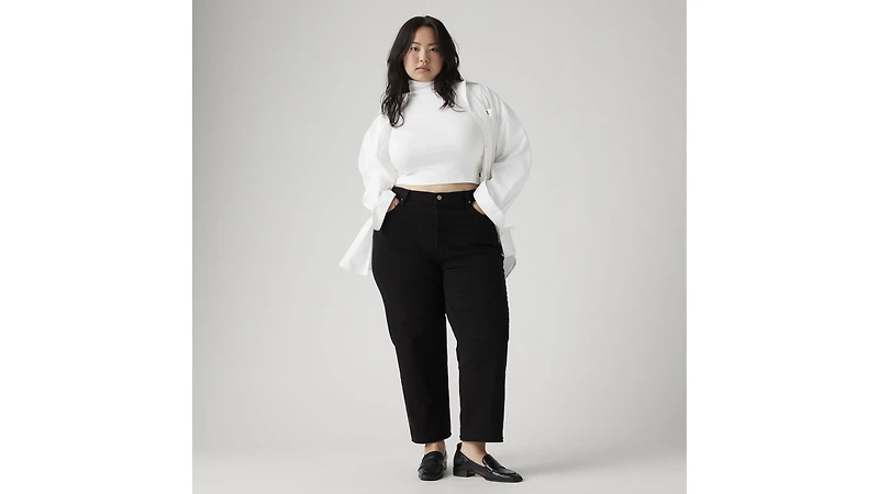 Ribcage Straight Ankle Women's Jeans (Plus Size